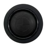 BMW Black Leather Embossed Horn Button