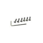 MOMO Screws INOX Flat Head With Wrench M5X30 - 6 pcs set / Silver