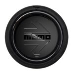 MOMO Steering Wheel Horn Push Button - Black Edition / Flat Lip