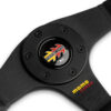 MOMO Corse 2.0 Steering Wheel 350mm - Black Leather / Black Spokes