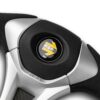 MOMO GT50 2.0 Steering Wheel 350mm - Black Alcantara / Black Leather / Black Spokes