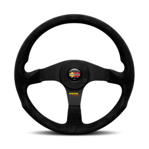 Momo-Corse-2.0-suede-03 MOMO Corse 2.0 Steering Wheel 350mm - Black Suede Leather / Black Spokes