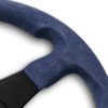 MOMO Corse 2.0 Steering Wheel 350mm - Blue Suede Leather / Black Spokes