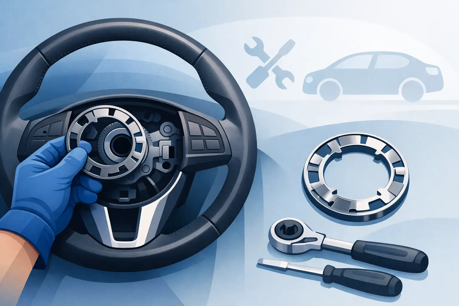 Steering Wheel Retainer Ring Replacement