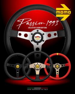 MOMO Standard Horn Button 1 Contact - Passion 1993 Yellow