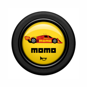 MOMO Standard Horn Button 1 Contact - Passion 1993 Yellow