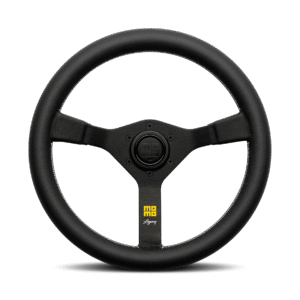 MOMO-Legacy-01 MOMO Heritage Legacy Steering Wheel 350mm - Black Leather / Black Spokes