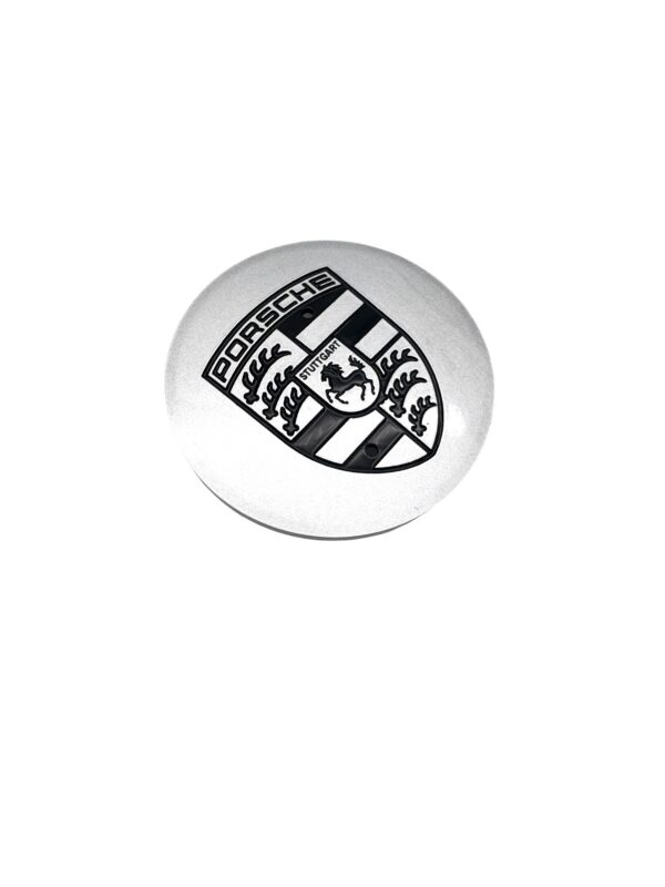 Porsche 9933613030061M Porsche Wheel Cap For 911 (993) - 4 pcs set - Silver Base / Black Crest