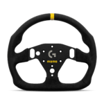 MOMO × Logitech SIM GT-PRO 320 - Black Suede / Black Spokes