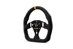 MOMO × Logitech SIM GT-PRO 320 - Black Suede / Black Spokes - Image 2