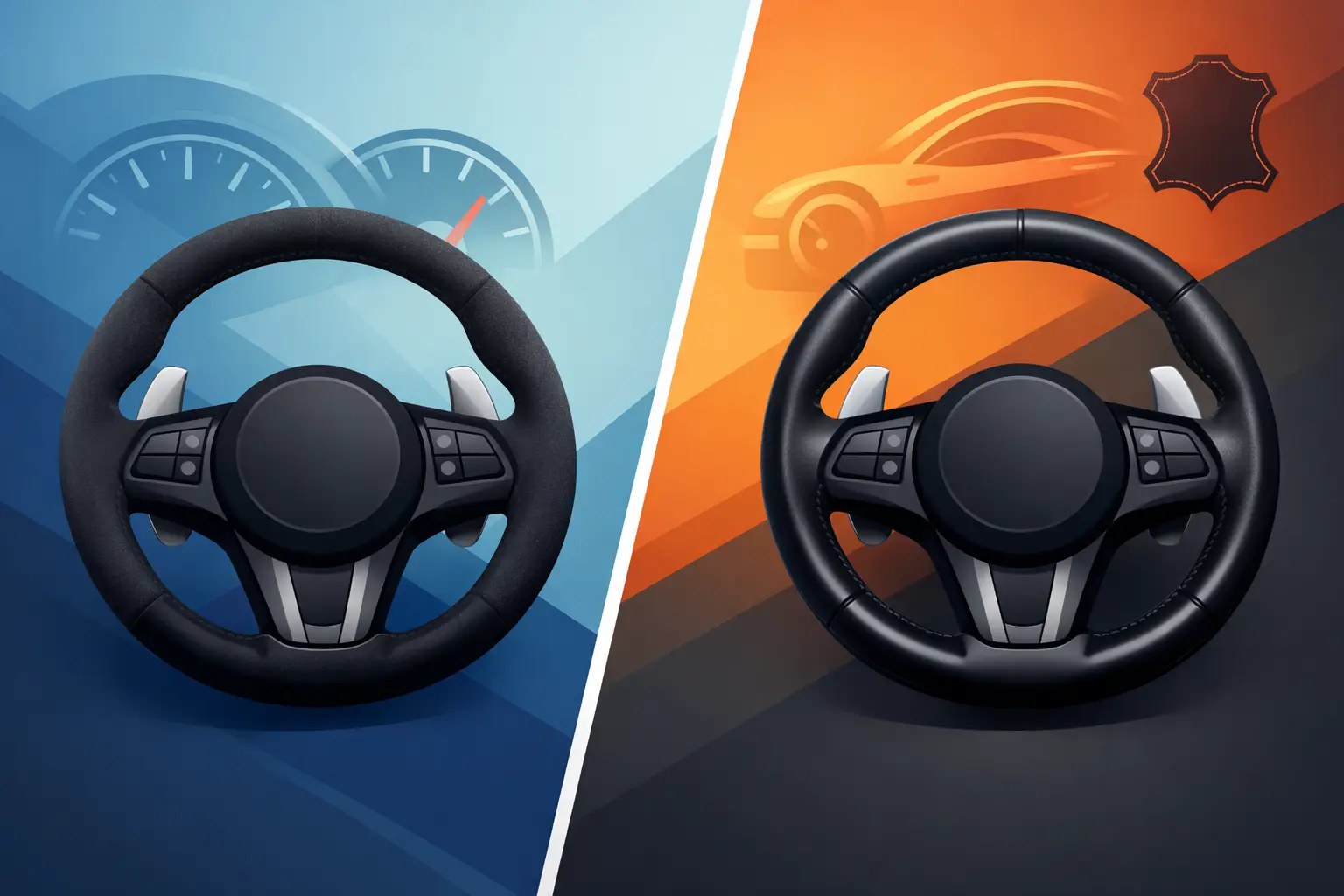 Suede Versus Leather Steering Wheel